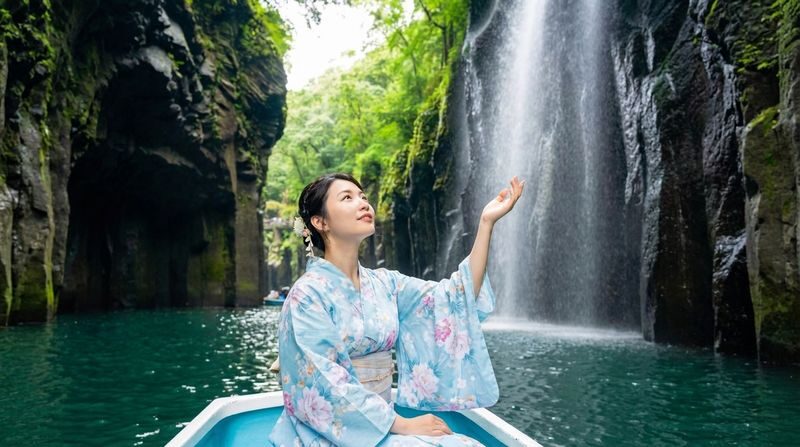 Kyushu One-Day Tour: Takachiho Railway & Takachiho Gorge & Amano Iwato Shrine (Chinese and English Speaking Guide, Departing from Fukuoka) - Amanoyasukawara: Myth and Stone Towers