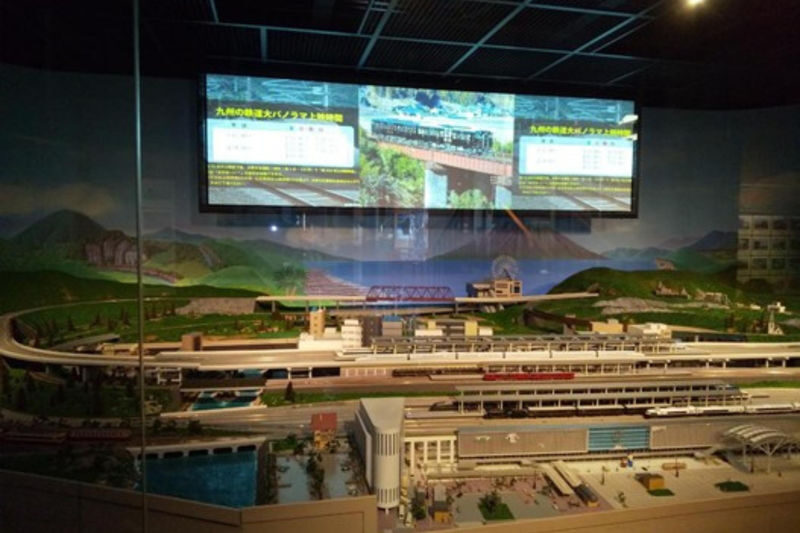 Kyushu Railway Memorial Museum - The model railway and simulator add a driver’s view