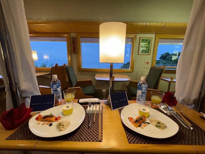Kyushu Tourist Train "Hisatsu Orange Restaurant" Meal Set Plan 2026 - Lunch from Izumi or dinner from Shin-Yatsushiro