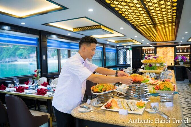 La Casta Daily Cruise - Luxury 5 Star Day Tour in Ha Long Bay - Food and Drink: Quality and Convenience