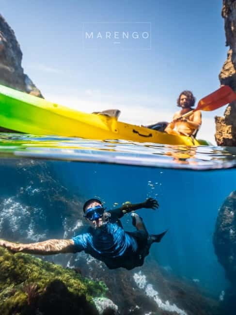 La Herradura: Kayak & Snorkel Tour Maro-Cerro Gordo Reserve - The Itinerary in Detail