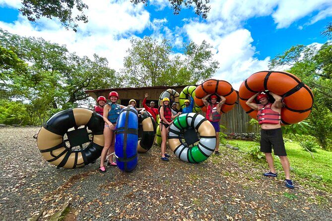 La leona waterfall hike & river tubing full day - Key Points