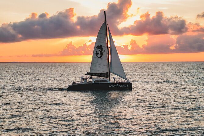 Lady Grace Signature Catamaran Sunset Sail from Ritz-Carlton - Key Points