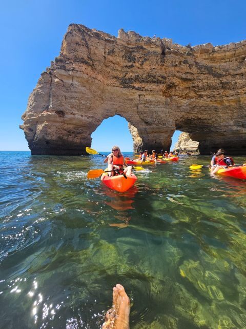Lagoa: Benagil Cave and Marinha Beach Guided Kayaking Tour - The Experience: A Detailed Look