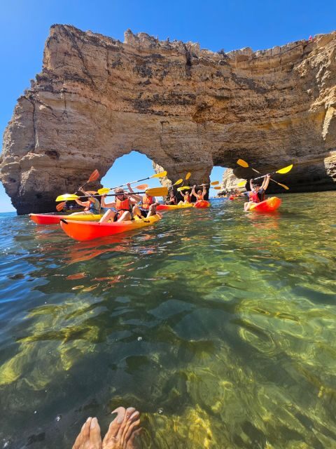 Lagoa: Benagil Cave and Marinha Beach Guided Kayaking Tour - Practical Details and Tips