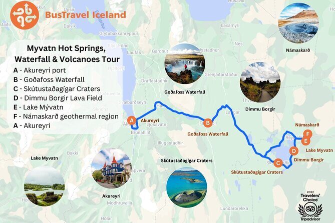 Lake Myvatn, Hot-Springs & Godafoss Waterfall Tour from Akureyri - Key Points