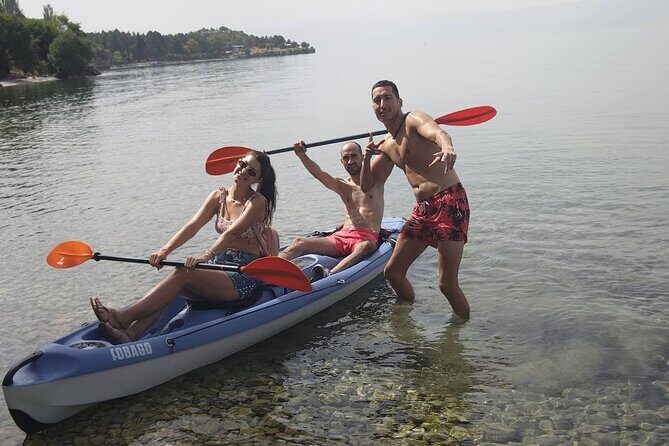 Lake Ohrid Kayaking with beach and BBQ Lunch - Discovering Lake Ohrid from the Water: What to Expect