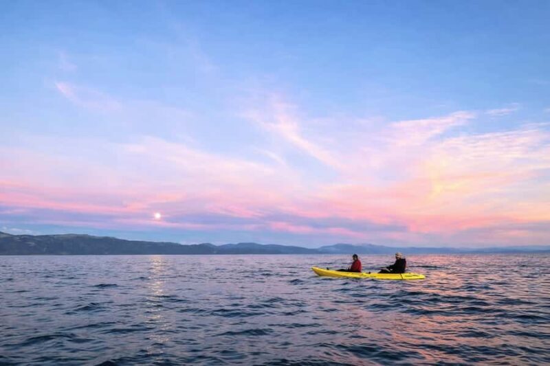 Lake Tahoe Sunset Kayak Tour - Key Points