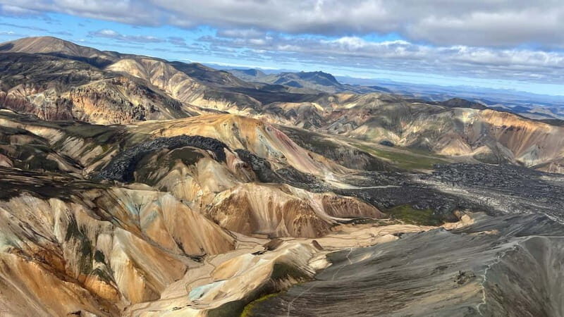Landmannalaugar: Helicopter tour with 3 Landings - Key Points