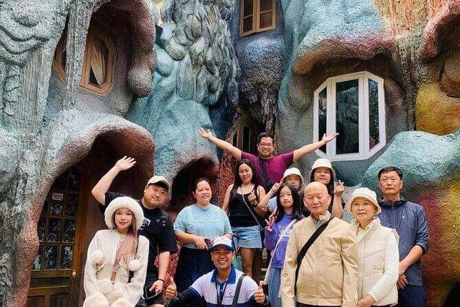 Langbiang Mountain , Crazy House and Datanla Falls from Da Lat - Key Points