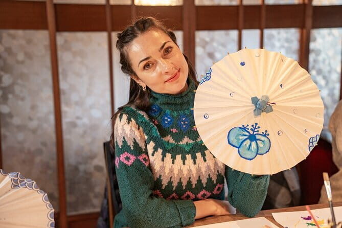 Lantern and Mini Japanese Umbrella Painting with Artisan Visit - Key Points