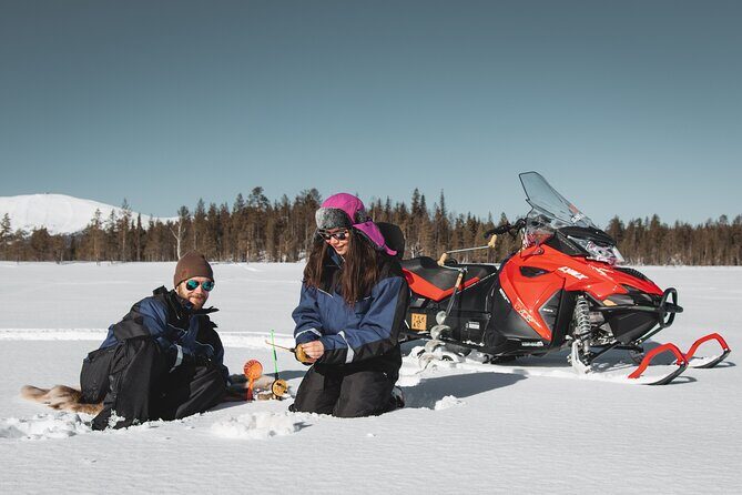 Lappish Lunch Break -Snowmobiling, ice fishing and tasty food - Who Will Love This Tour?