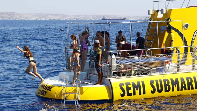 Larnaca: Yellow Submarine Swim Cruise with Unlimited Drinks - What’s Included and What’s Not