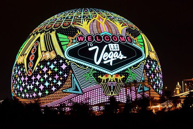 Las Vegas Night Tour High Roller Wheel Ride Guided Tour Option - Transportation and Guide