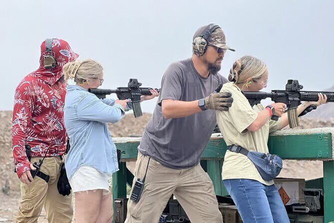 Las Vegas Outdoor Machine Gun and Rifle Shooting with Pickup - Key Points