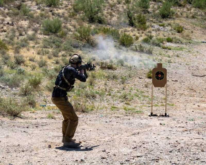 Las Vegas: Outdoor Machine Gun & Rifle Shooting with Pickup - Key Points