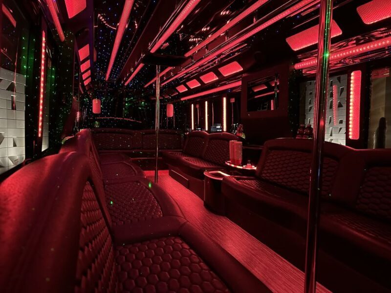 Las Vegas: Party Bus Nightlife Guided Tour - Detailed Breakdown of the Itinerary