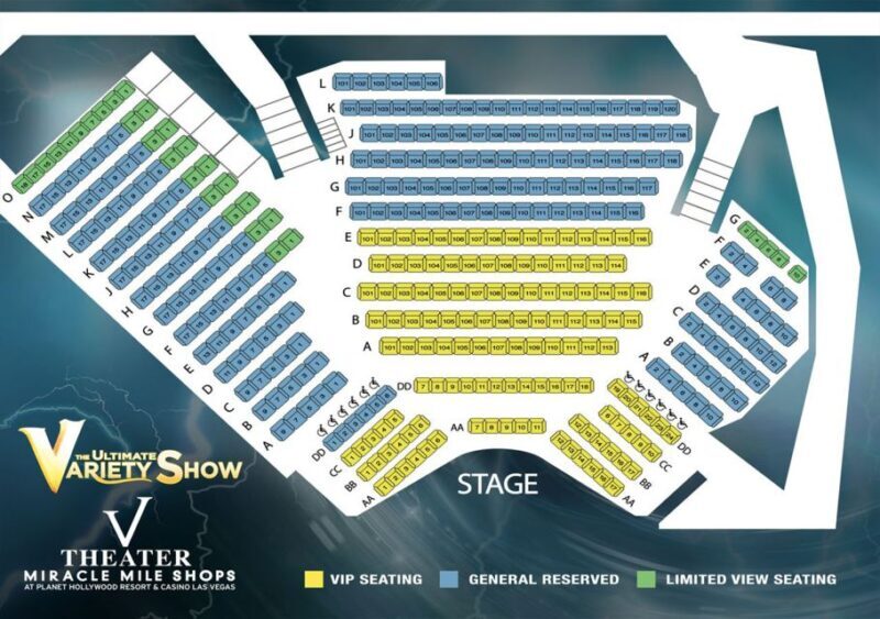 Las Vegas: V The Ultimate Variety Show - FAQs