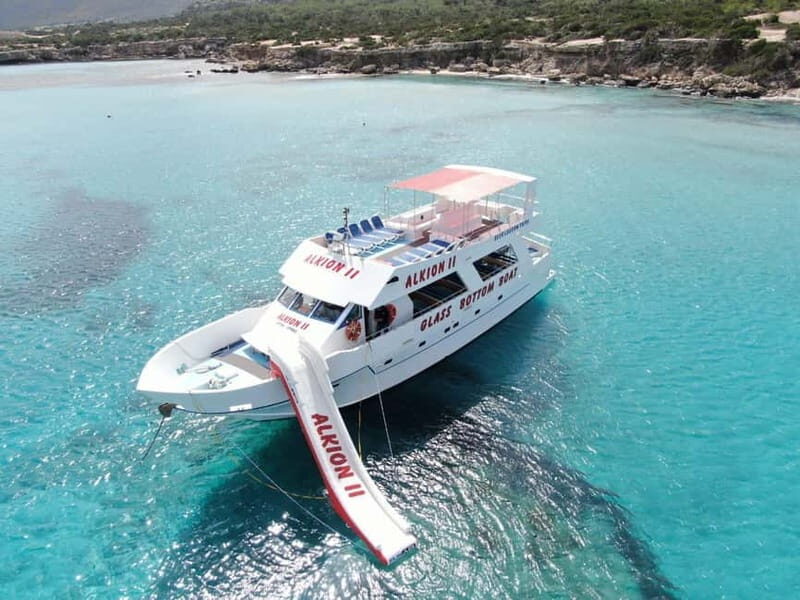 Latchi: Blue Lagoon Glass Bottom Boat Cruise with Drinks - Key Points