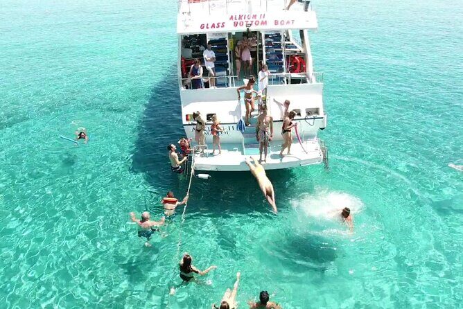 Latchi to Blue Lagoon Glass Bottom+slide Boat Tour - Key Points