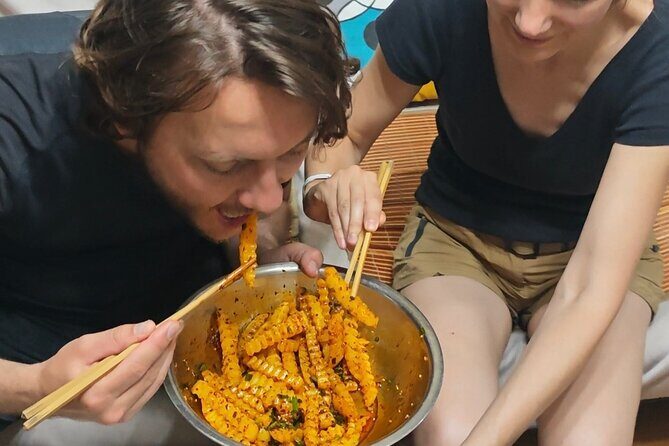 Learn cold noodle and wolf-teeth potato at local home - A Local-Driven Cooking Experience in Chengdu: Cold Noodles & Wolf-Teeth Potato