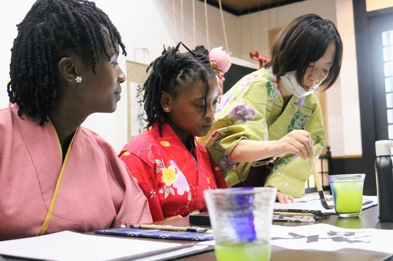 Learn Japanese calligraphy and Zen while wearing a kimono - Understand the value of the $52.15 starting price