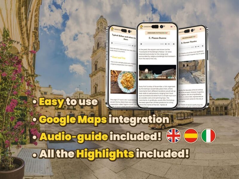 Lecce: Digital guide made with a Local for your tour - Key Points