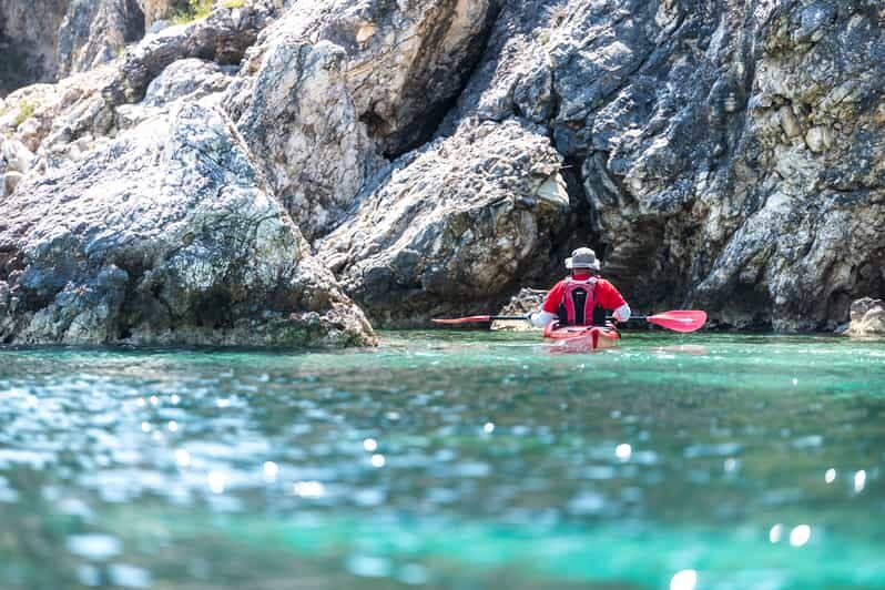 Lefkada: Blue Cave Kayak Tour with a Taste of Greece - Key Points
