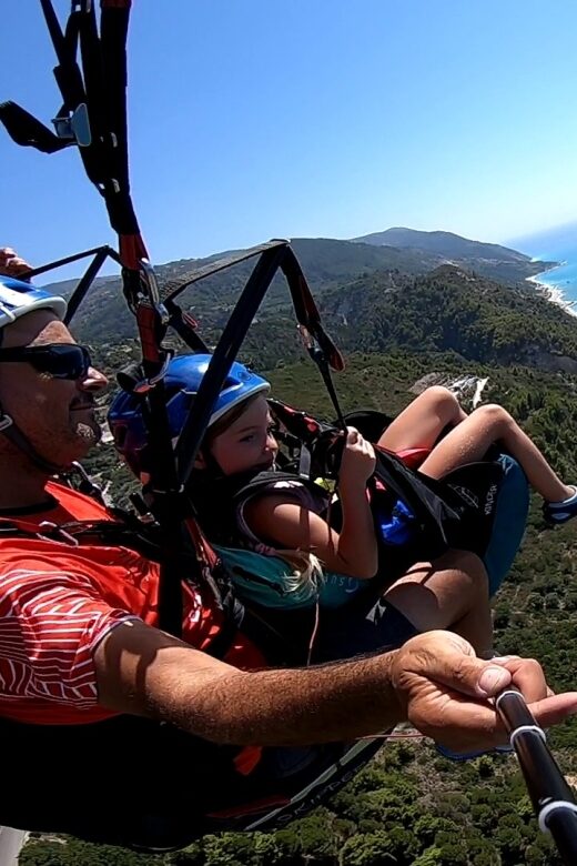 Lefkada paragliding tandem flighs/ Kathisma beach - The Experience in Detail: Soaring over Kathisma Beach