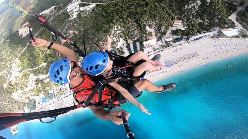 Lefkada paragliding tandem flighs/ Kathisma beach - The Itinerary Breakdown