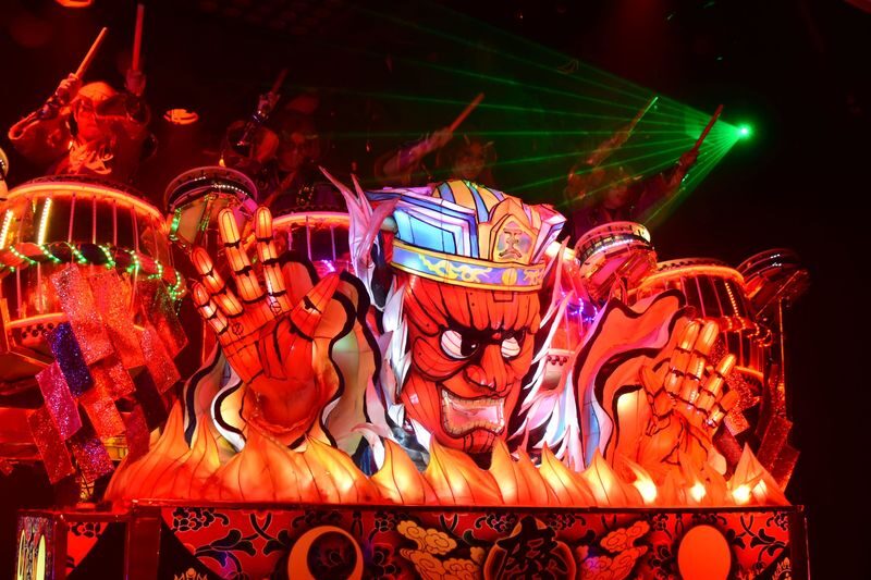 Legendary Japan in Light, Sound, and Floats - A samurai show behind a broad Japanese title