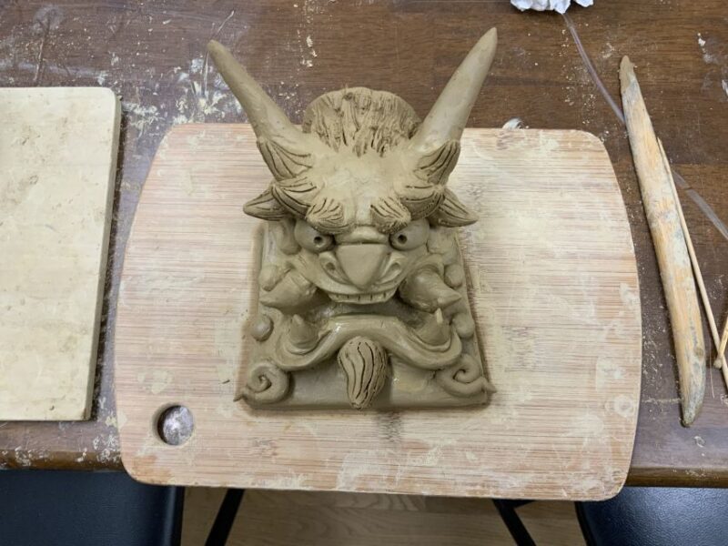 Let's make only one original onigawara in the world!! - Lets Make Only One Original Onigawara in the World!