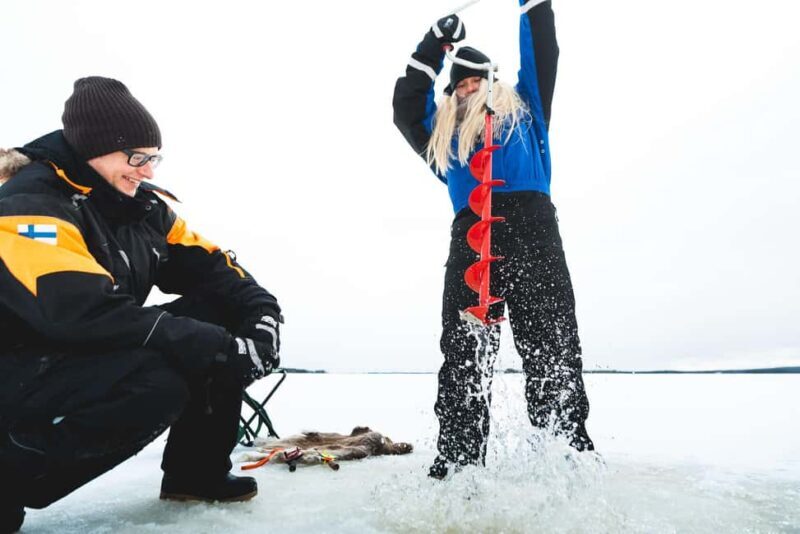 Levi: A fun Ice Fishing Experience in Levi, 3 HOURS - Key Points