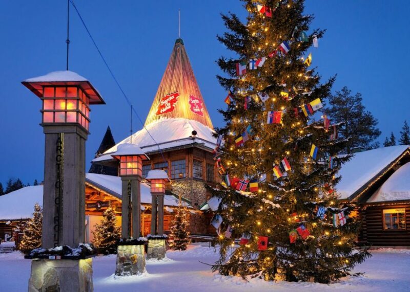 Levi: Day Trip to Santa Claus Village with Lunch - Key Points