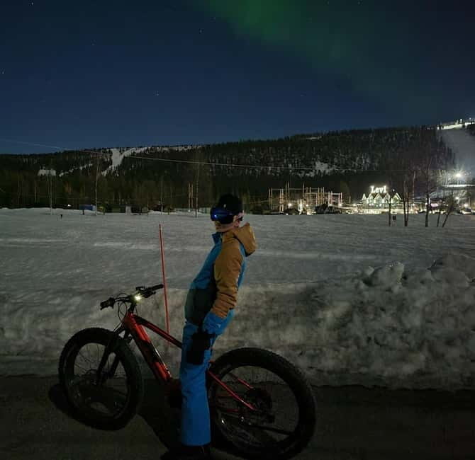 Levi Lapland: Easy E-fatbiking to search Northern Lights - Exploring Levis E-fatbiking Northern Lights Tour