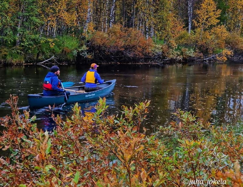 Levi: Wilderness Canoeing on the Kapsajoki River - The Journey and Stops
