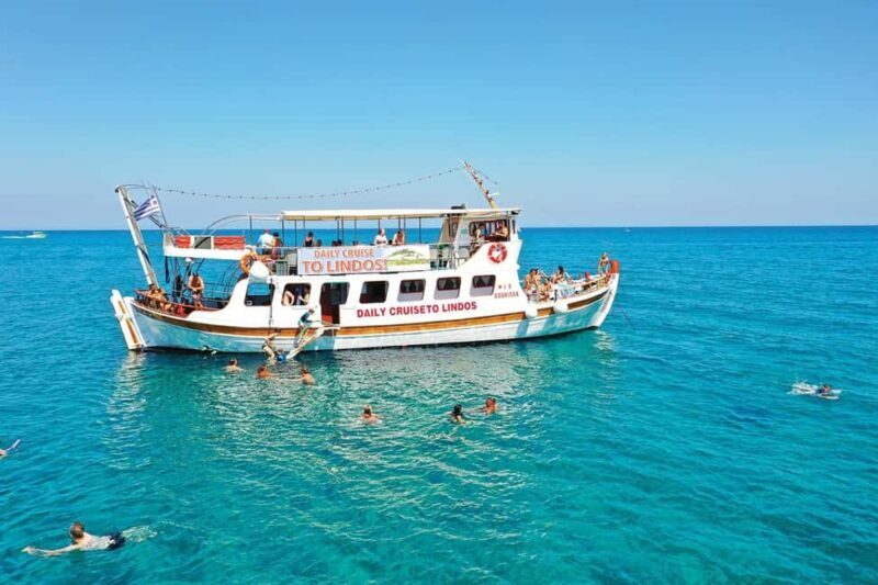 Lindos Day Cruise with Swim Stops from Faliraki & Kalithea - FAQ