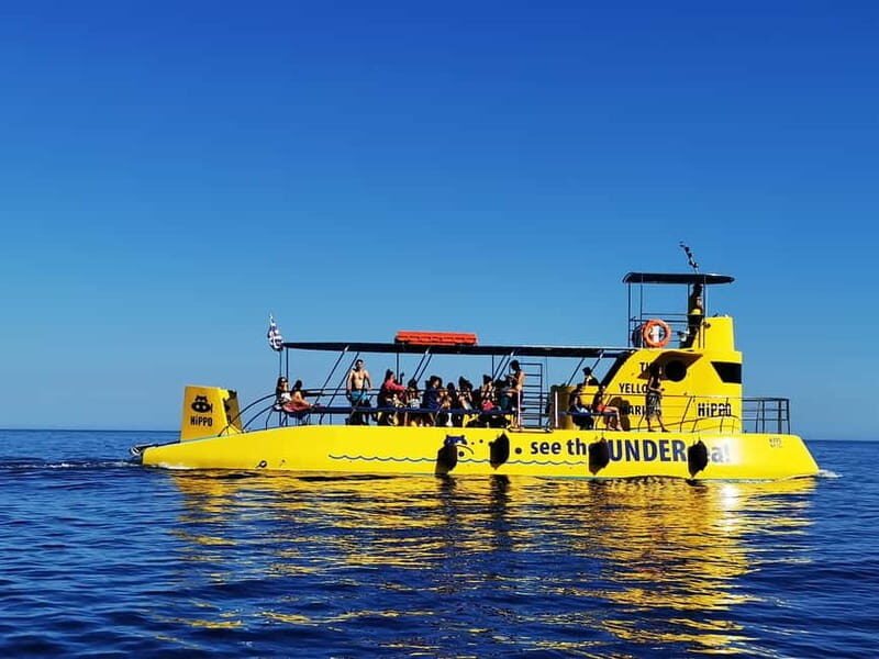 Lindos: Submarine Cruise with Swimming Stop at Navarone Bay - Key Points