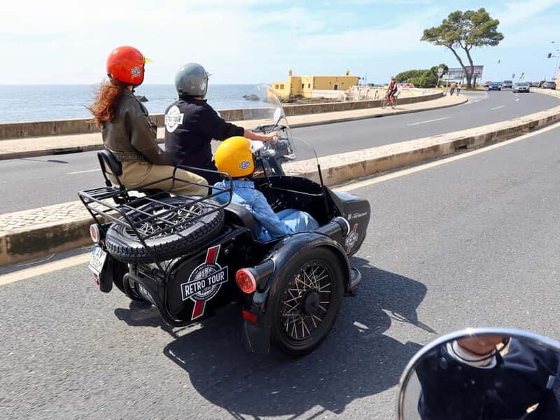 Lisbon : Cascais-Cabo da Roca Motorcycle side-car Tour 2H - FAQs