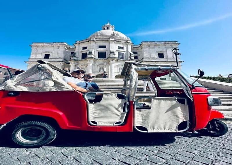 Lisbon: City Tuk-Tuk Guided Tour with Hotel Pickup - The Experience in Detail