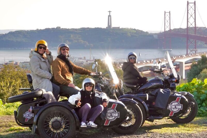 Lisbon : El Cristo-Rei Motorcycle Side-car Tour - Lisbon: El Cristo-Rei Motorcycle Side-car Tour – An Authentic and Thrilling Way to Discover the City