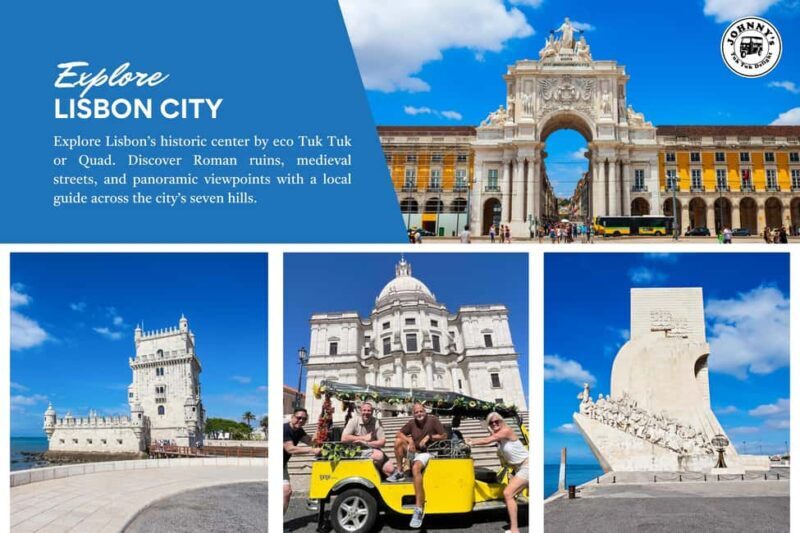 LISBON : EXPLORE OLD TOWN ALFAMA BY ELECTRIC TUK TUK - Key Points