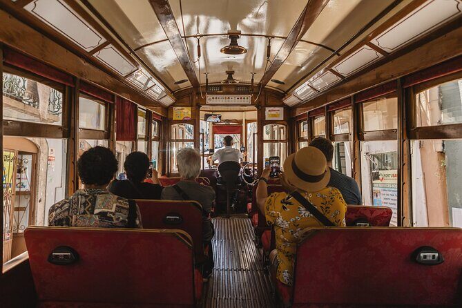 Lisbon Hills Red Tram by Tram 28 route - Authentic Passenger Perspectives