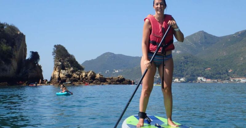 Lisbon: Stand Up Paddle Lesson in Arrábida, Setubal,Sesimbra - Learning and Paddling