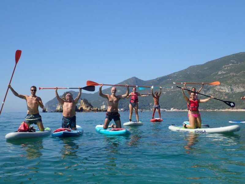 Lisbon: Stand Up Paddle Lesson in Arrábida, Setubal,Sesimbra - Optional Snorkeling at Anicha Island