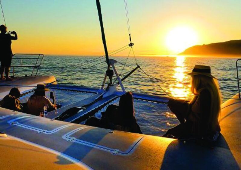 Lisbon: Sunset and Wine Luxury Catamaran Cruise - Key Points