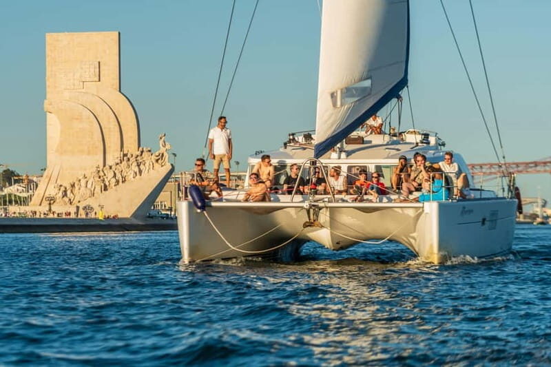 Lisbon: Sunset Catamaran Cruise with Drinks - Key Points