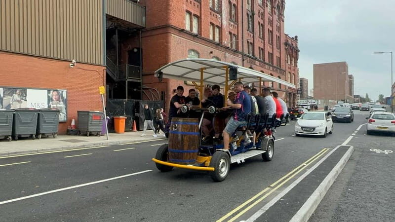 LIVERPOOL BEER BIKE WITH BEER INCLUDED - Frequently Asked Questions