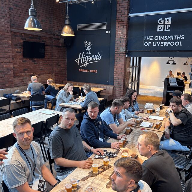 Liverpool: Brewery Bus Tour with 12 Beer and Pizza - Key Points