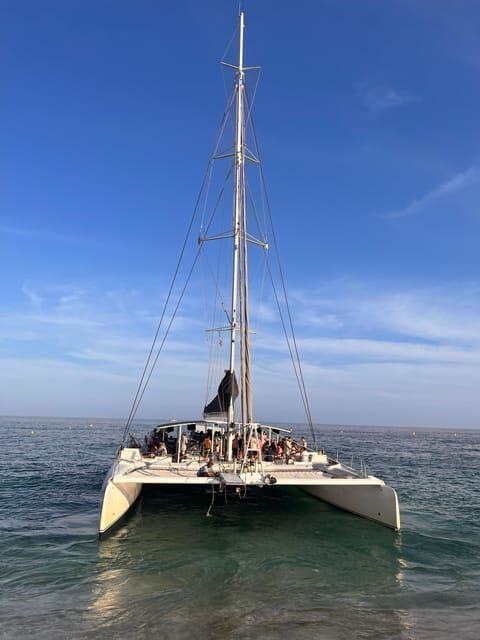 Lloret de Mar: Sunset Catamaran Cruise with DJ and Drinks - FAQ